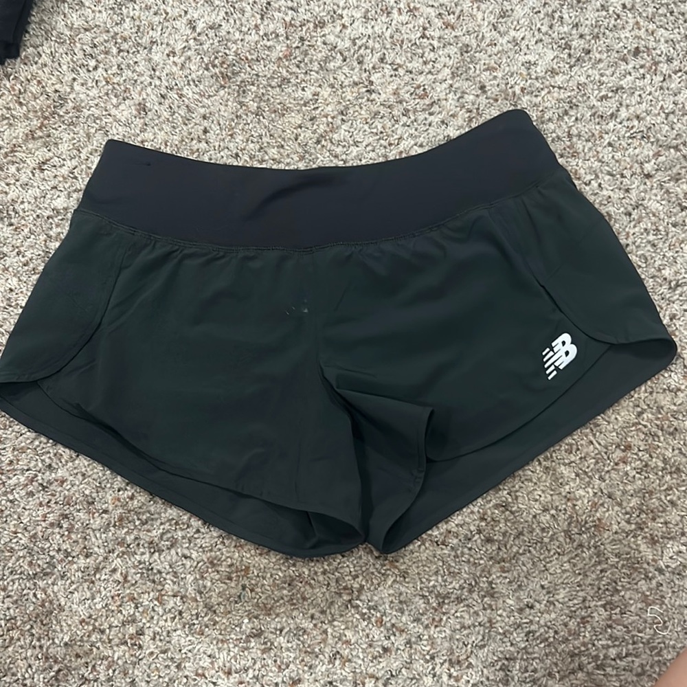 black new balance running shorts size medium